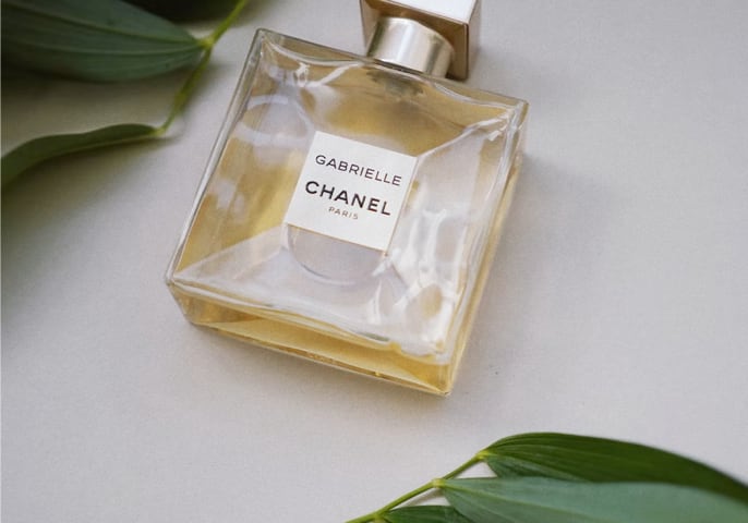 bottle of channel eau de parfum